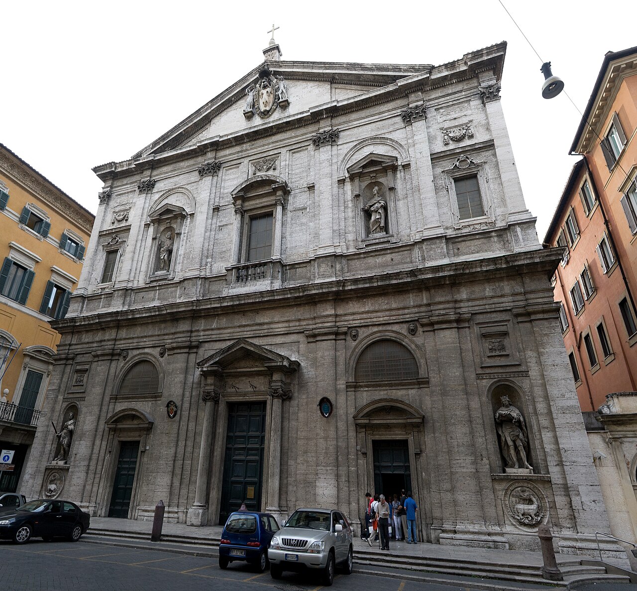 The Renaissance facade of San Luigi dei Francesi