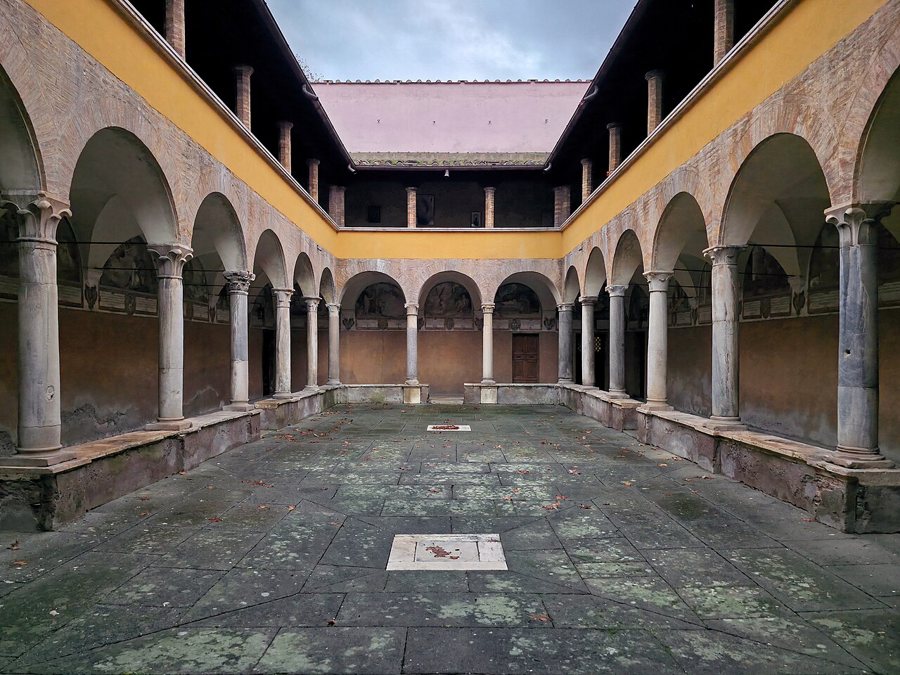 The frescoed cloister of Sant'Onofrio al Gianicolo
