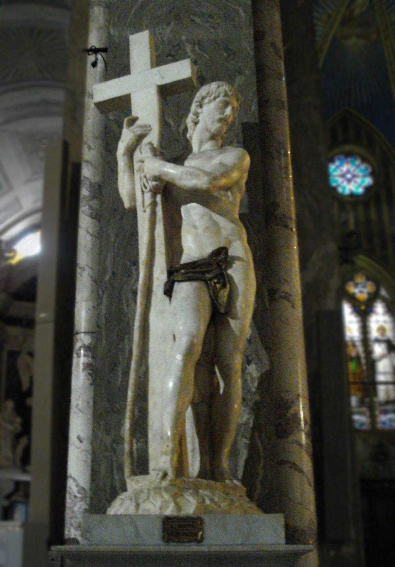 Michelangelo's Cristo della Minerva, the Risen Christ, in Santa Maria sopra Minerva