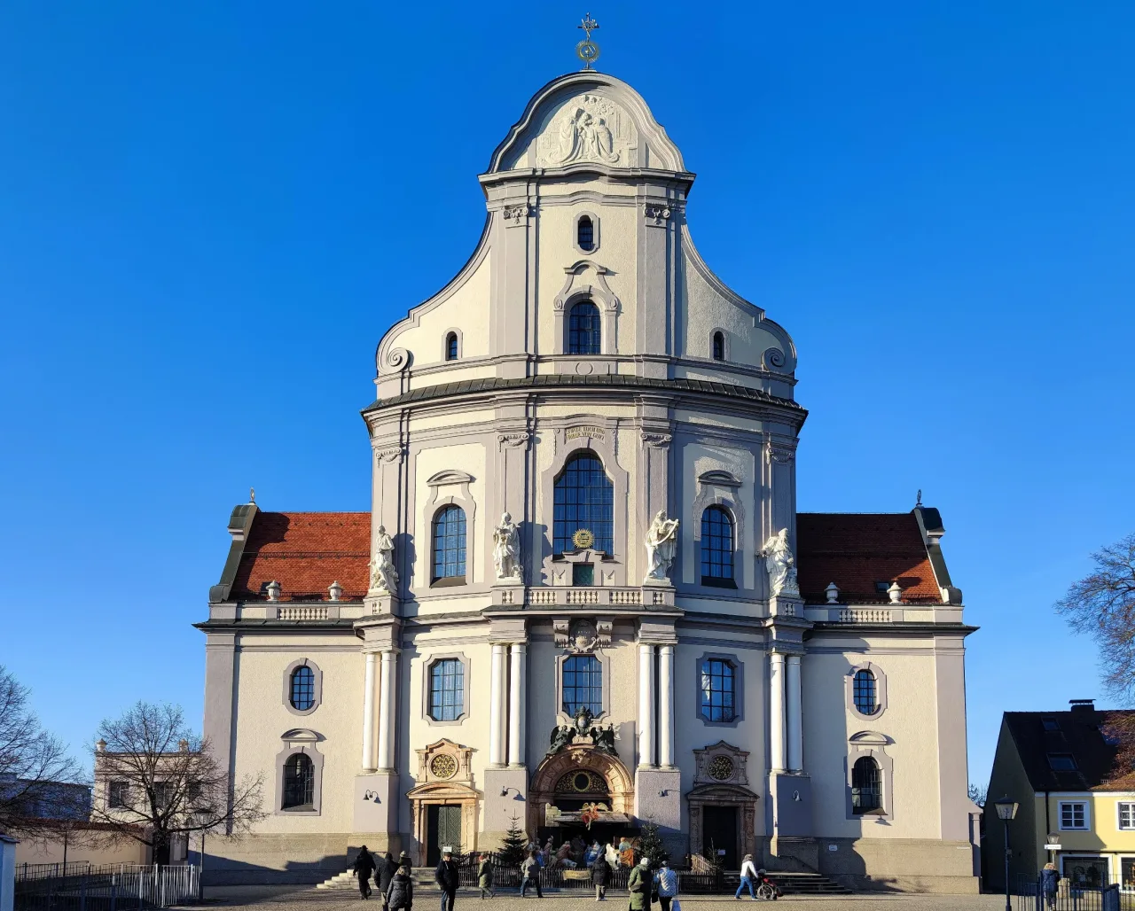Exterior of the Basilica of St. Anne in Altötting.