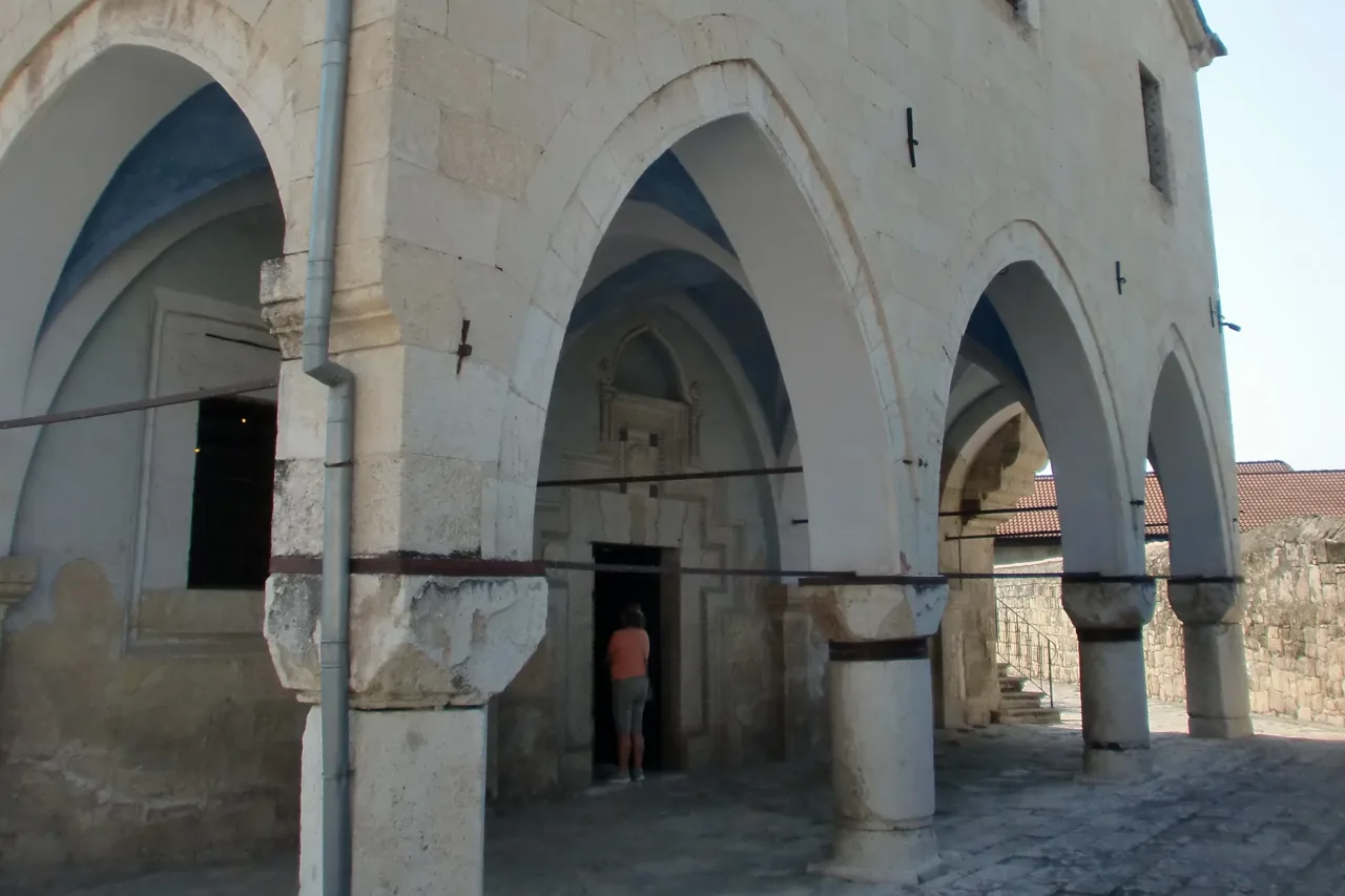 The nineteenth-century St. Paul Church in Tarsus, with its arcade of pointed arches.