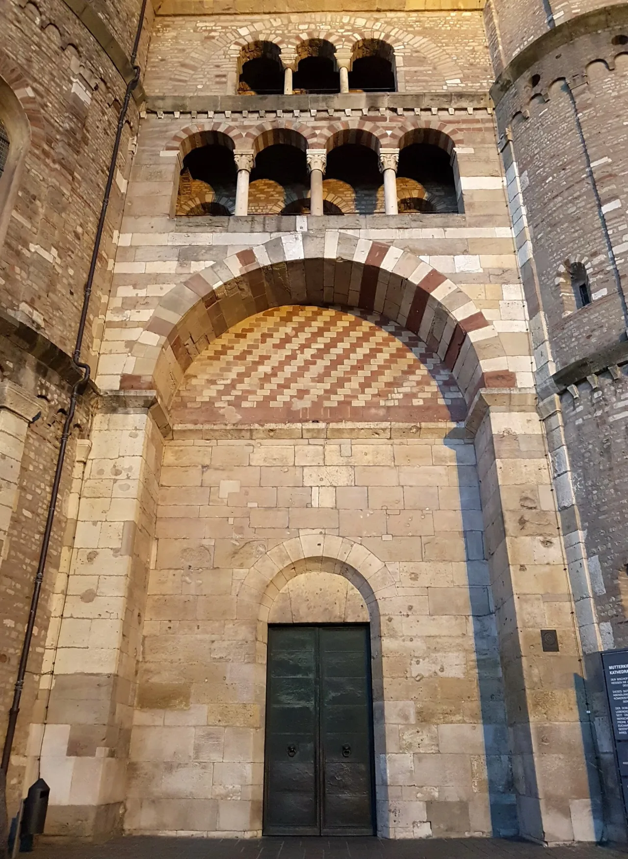 Westwork entrance of Trier Cathedral