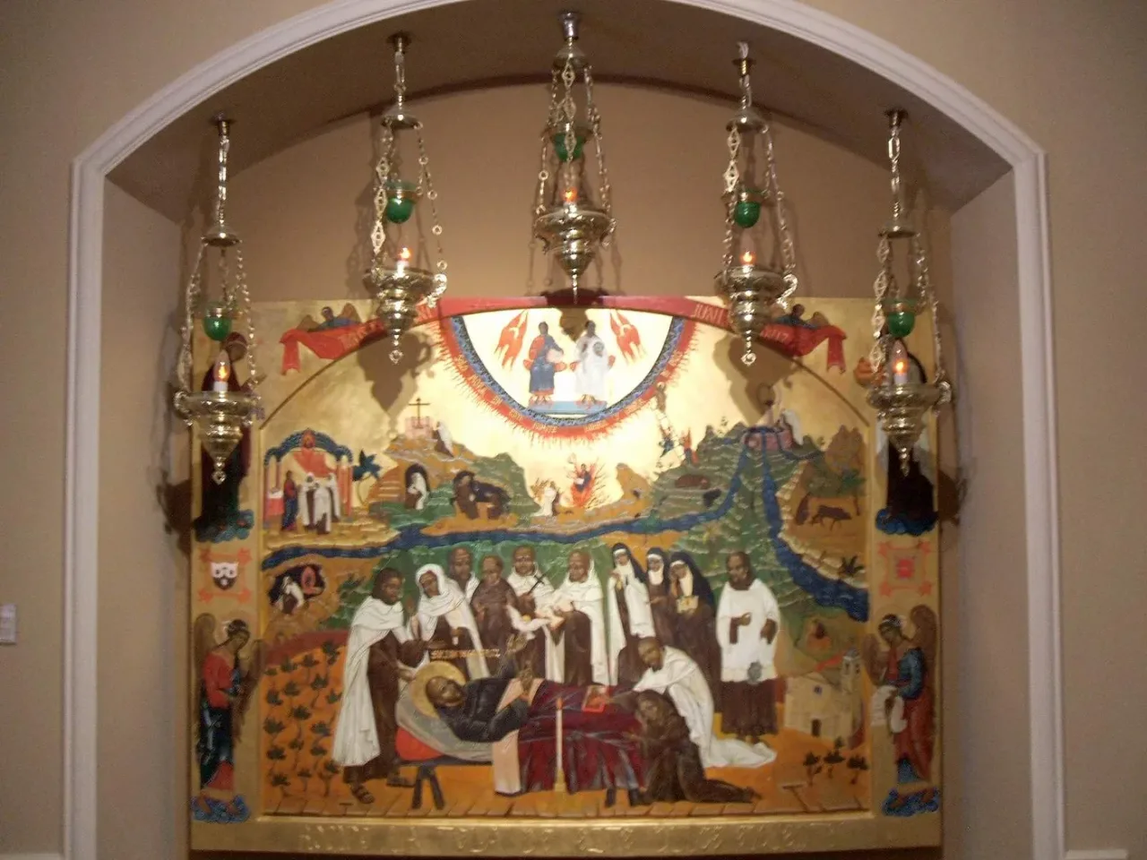 The painted oratory of San Juan de la Cruz in the Carmelite convent at Ubeda.