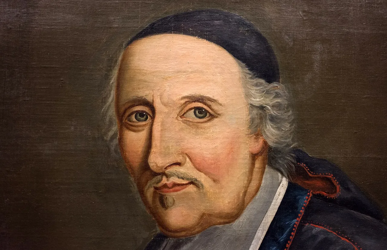 Historical portrait of Saint François de Laval, first Bishop of Québec.
